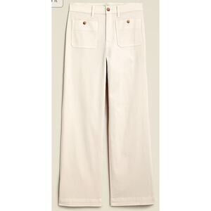 NWT J.Crew Size 33 sailor slim wide-leg chino pant natural khakis Causal Y2K‎